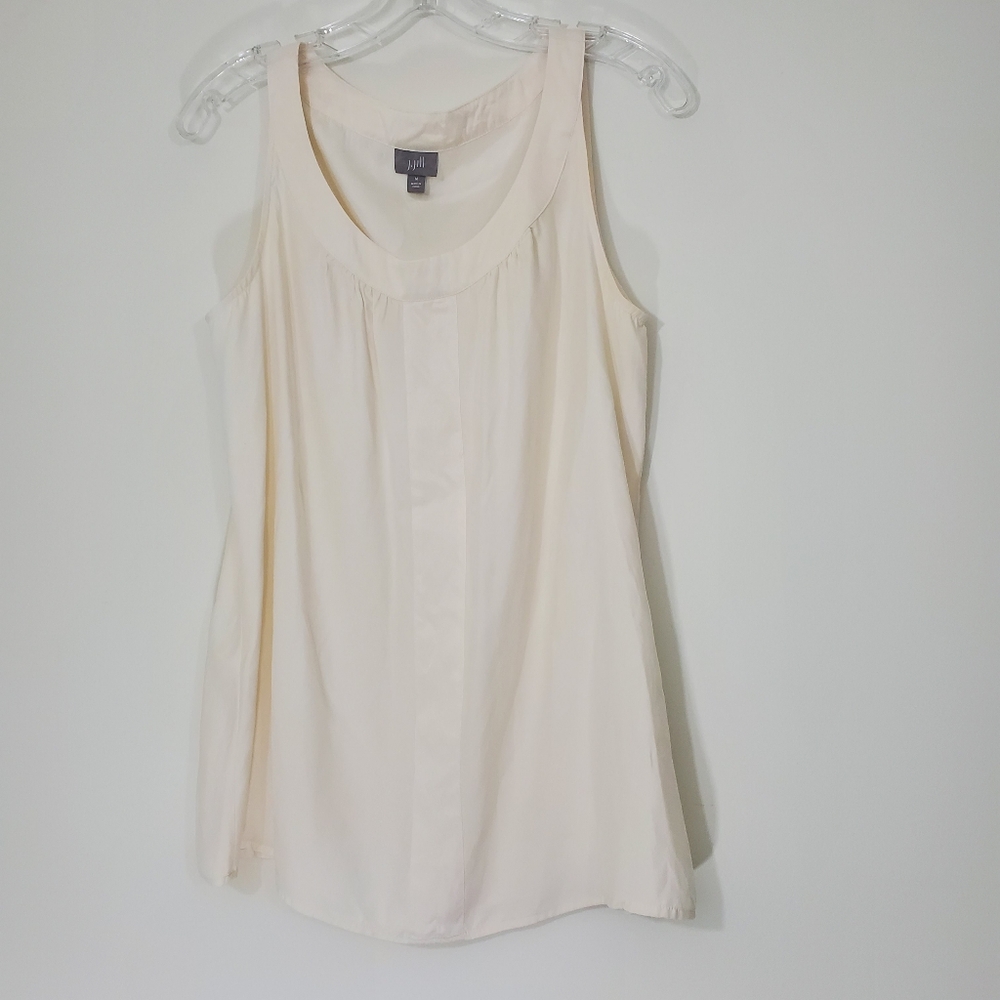 J. Jill 100% Silk Sleeveless Tank, Size Medium